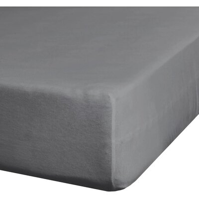 Prześcieradło EUROFIRANY Jersey 4 160 x 200 cm Stalowy