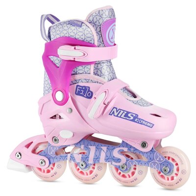 Rolki NILS EXTREME NA13102 ( 30-33) Różowy
