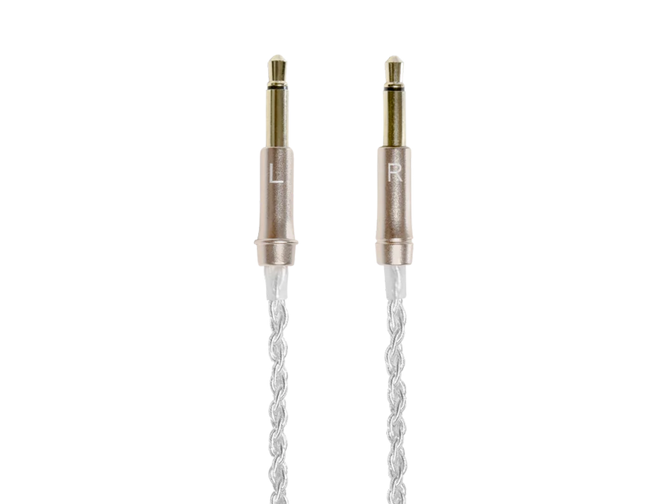 Meze Audio mono 3.5 mm - 2.5 mm balanced silver plated upgrade cable