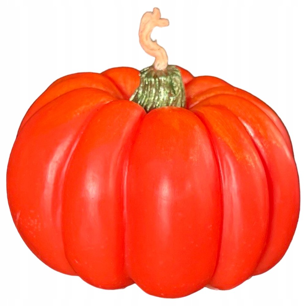 ŚWIECA Z WOSKU PSZCZELEGO DYNIA HALLOWEEN RĘCZNIE ROBIONA HANDMADE 1 SZT
