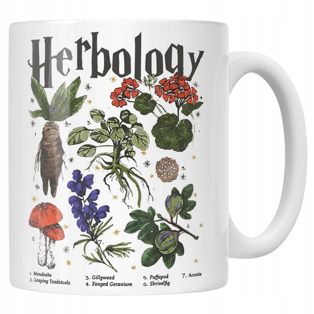 Kubek ceramiczny Harry Potter Herbology Dla Fanów Prezent