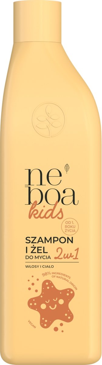 NEBOA KIDS SZAMPON I ŻEL POD PRYSZNIC 2W1 300 ML