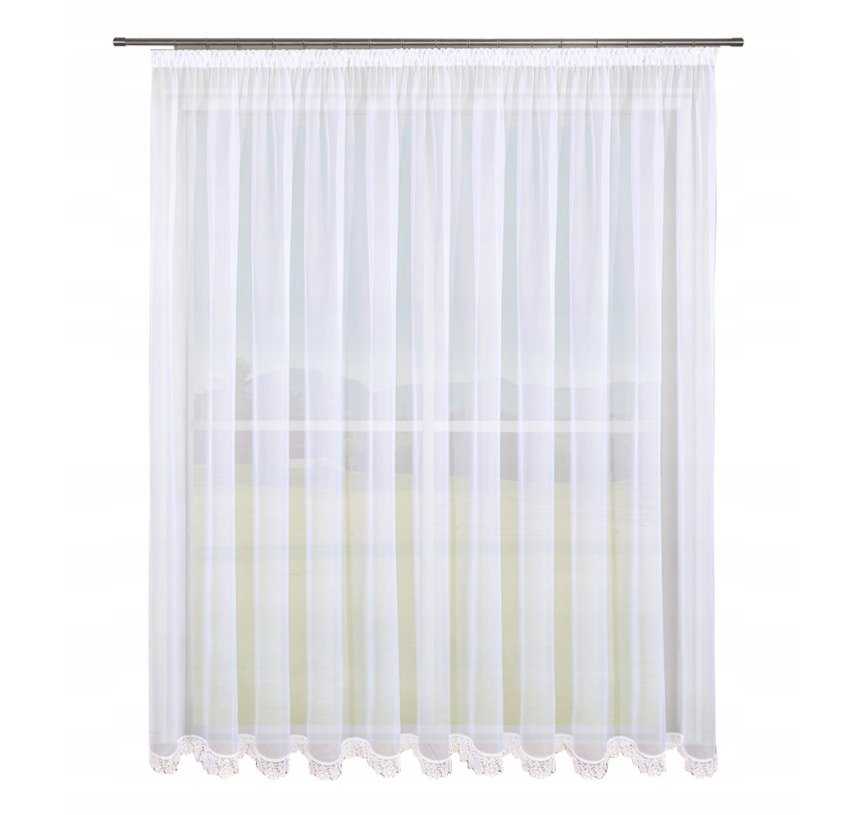 Firana gotowa 500x250 balkon,gipiura 8 cm