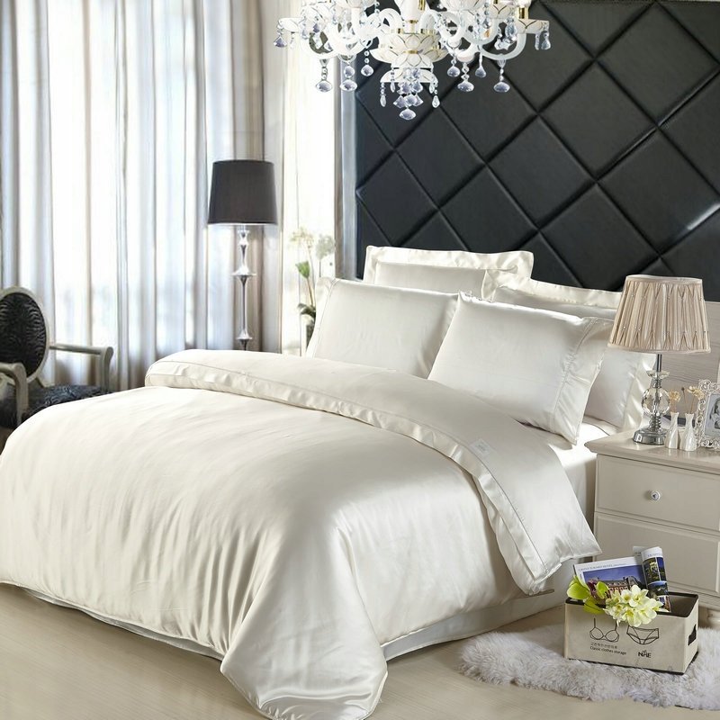 Jedwabna Pościel 140x200 +1x 70x80 Kołdra Poduszka