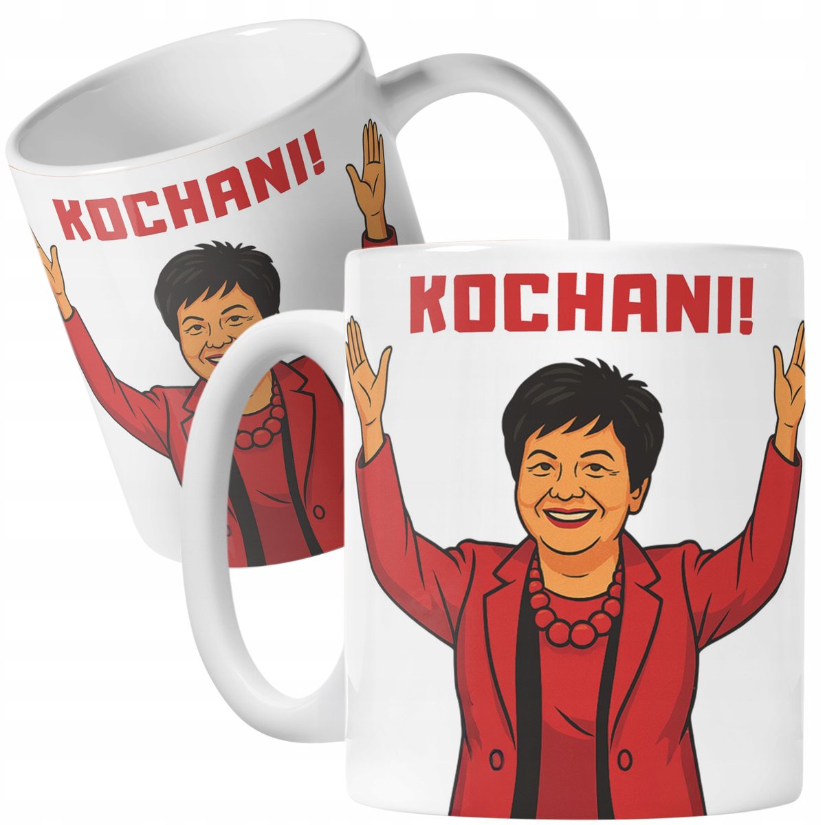 Kubek ceramiczny Kochani Joanna Senyszyn SLD Wybory 2025