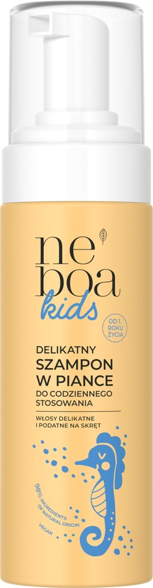 NEBOA KIDS SZAMPON W PIANCE DELIKATNY DO CODZIENNEGO STOSOWANIA 150 ML