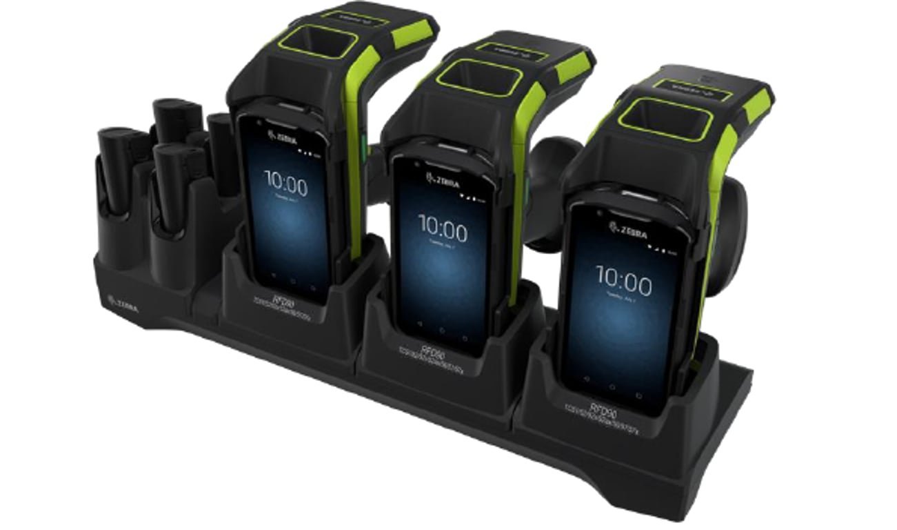 Zebra CR90-3S4T-TC5-G-01 ładowarka do urządzeń przenośnych Czarny Wewnętrzna