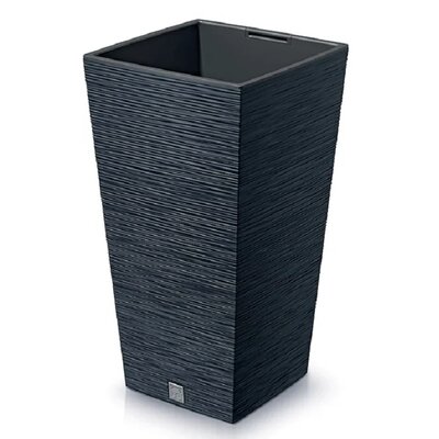 Doniczka PROSPERPLAST Furu Square DFSH240-S433 19L Antracytowy