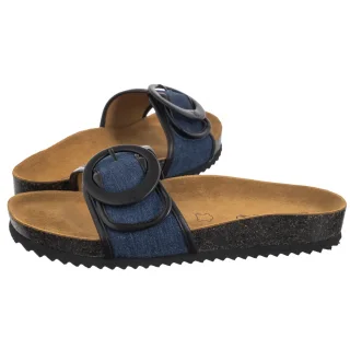 Klapki Granatowe 9-27400-44 891 Jeans/Black (CP442-a) Caprice