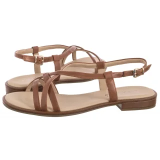 Sandały Brązowe 9-28100-44 303 Cognac Nappa (CP438-b) Caprice