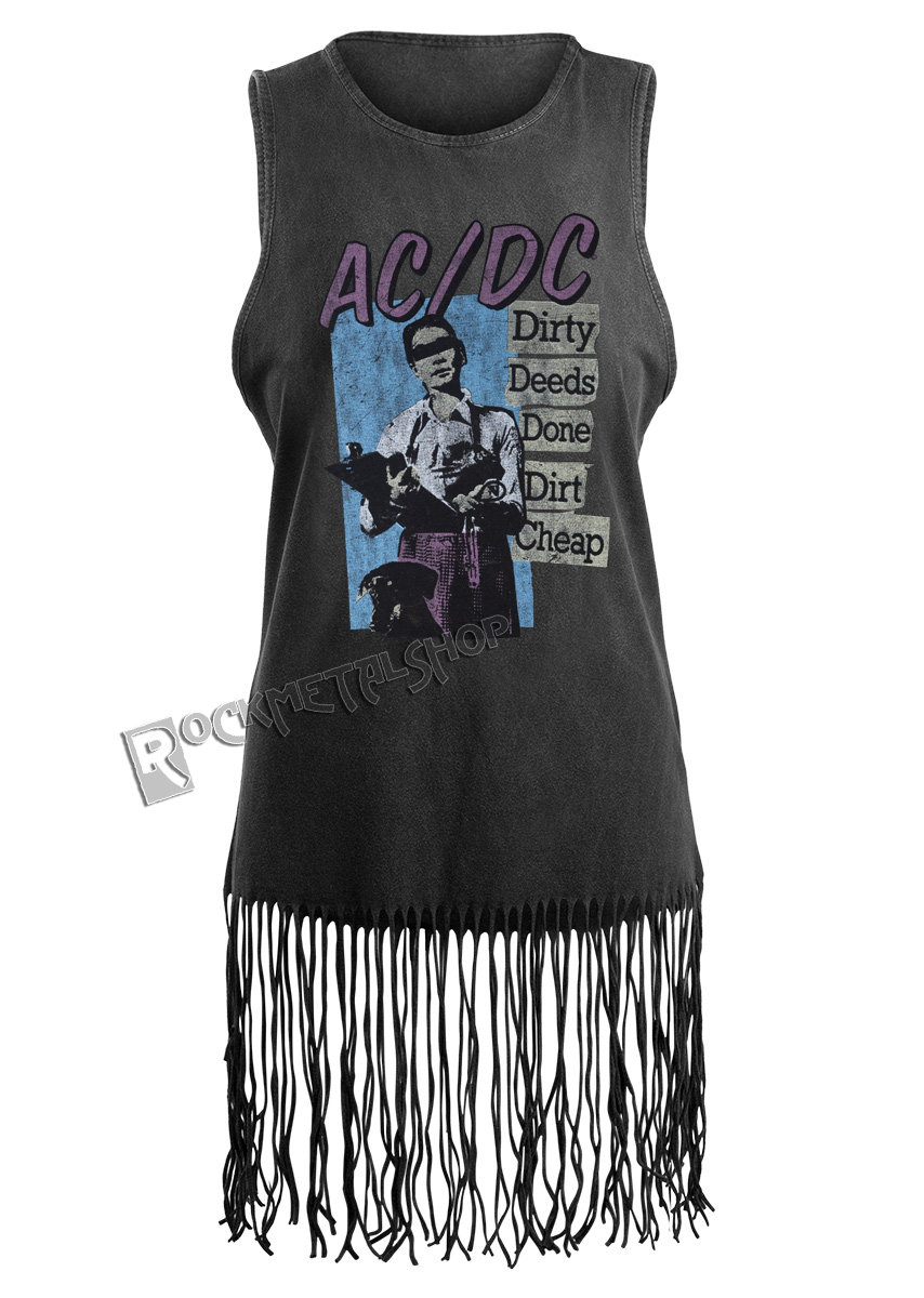 tunika damska AC/DC - DIRTY DEEDS VINTAGE, na ramiączkach-XL