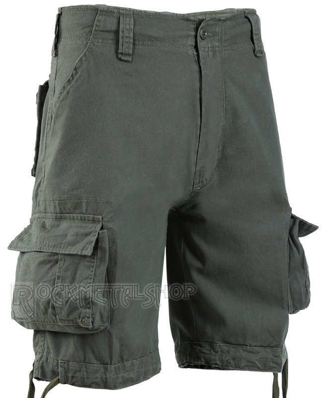 spodnie bojówki krótkie URBAN LEGEND SHORTS - OLIV-5XL