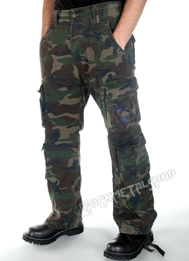 spodnie bojówki PURE VINTAGE woodland-5XL