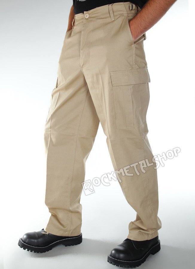 spodnie bojówki US RANGER HOSE beige-S