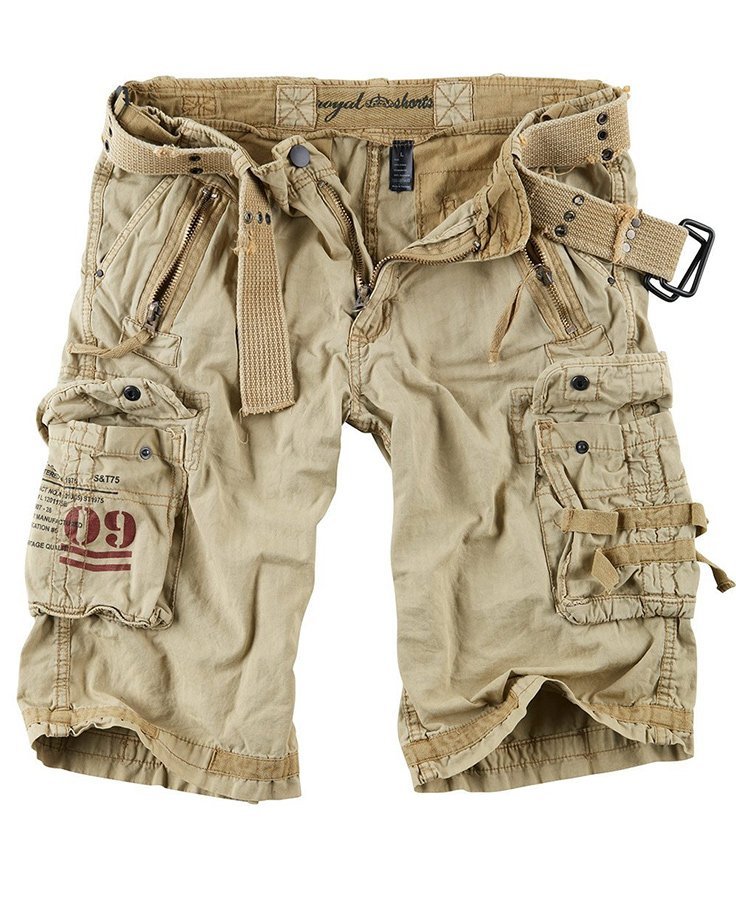 spodnie bojówki krótkie ROYAL SHORTS - ROYALSAHAR-XL