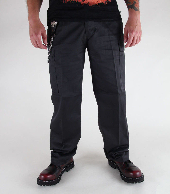spodnie bojówki US RANGER HOSE black-S