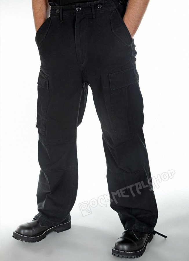 spodnie bojówki M65 VINTAGE black-3XL