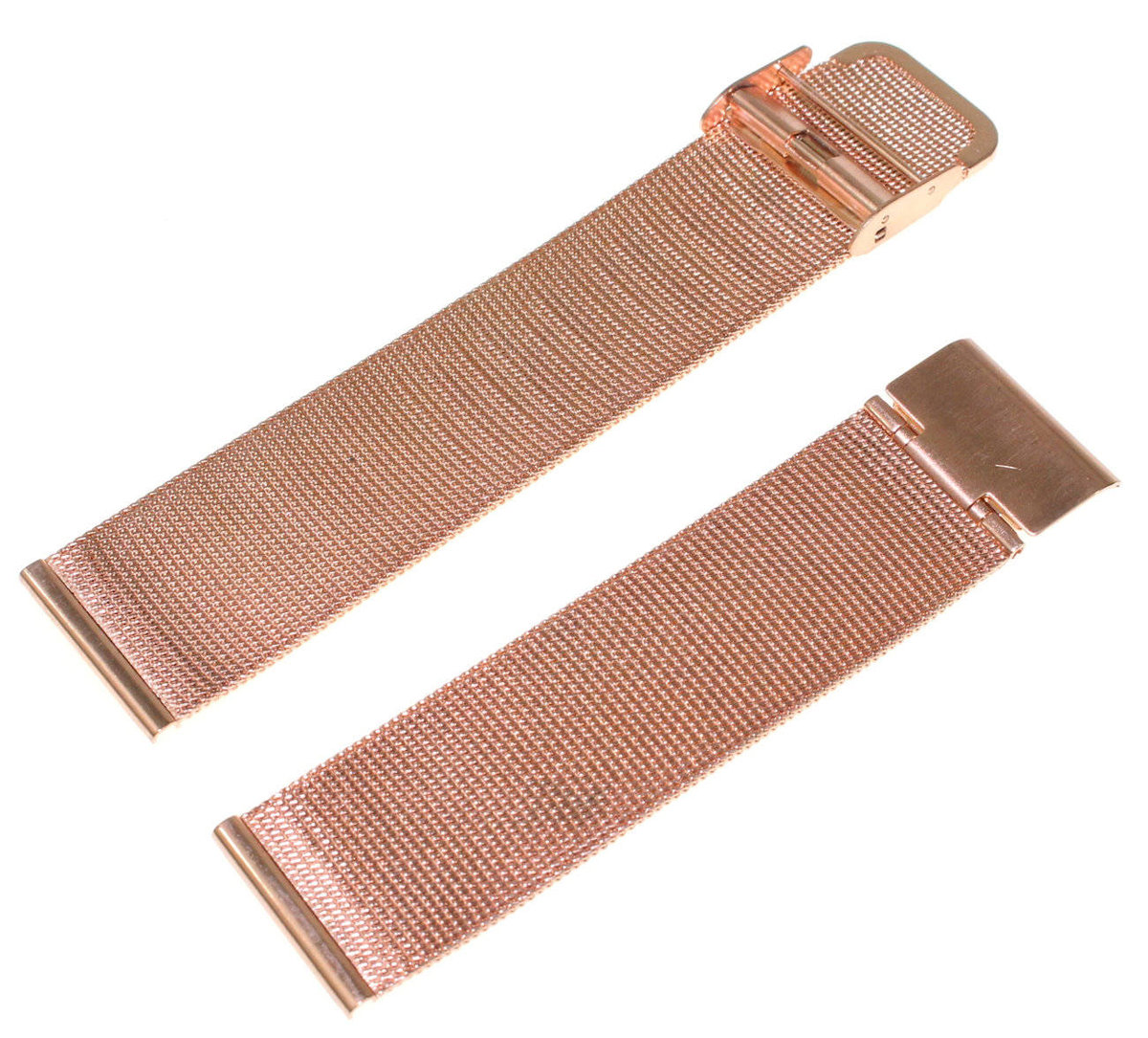 Bransoleta stalowa do zegarka Diloy MESH05-22-FR 22 mm r����owe z��oto