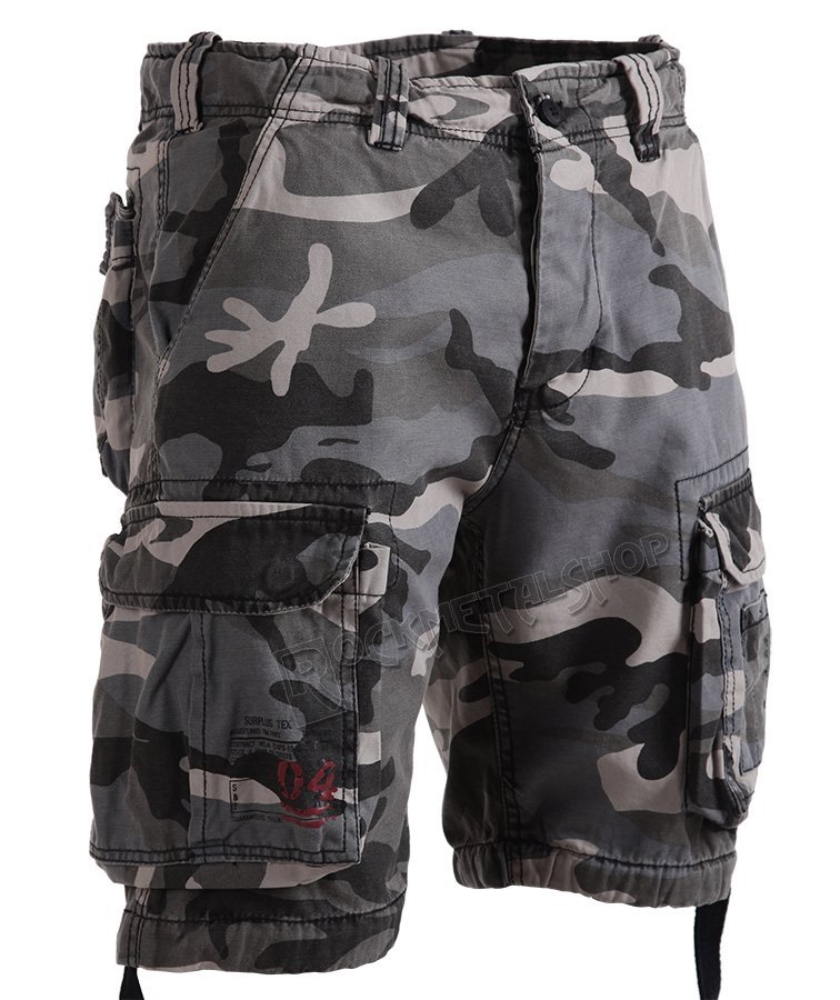 spodnie bojówki krótkie AIRBORNE VINTAGE NIGHTCAMO-4XL