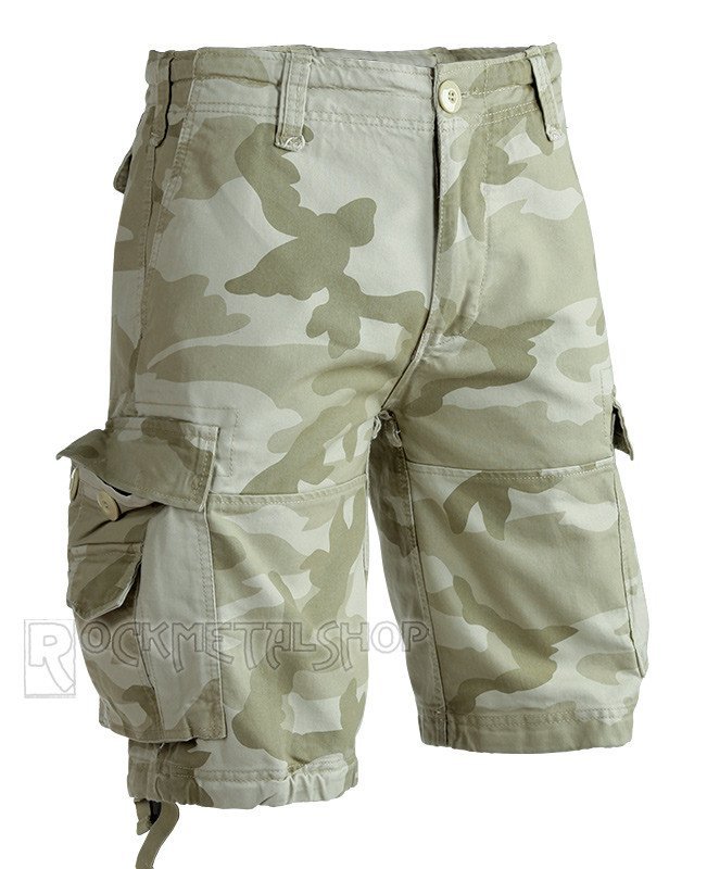 spodnie bojówki krótkie VINTAGE SHORTS - SANDSTORM-XL