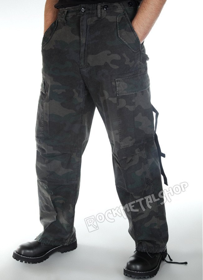 spodnie bojówki M65 VINTAGE darkcamo-XXL