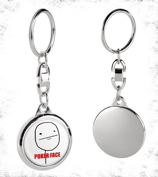 brelok POKER FACE