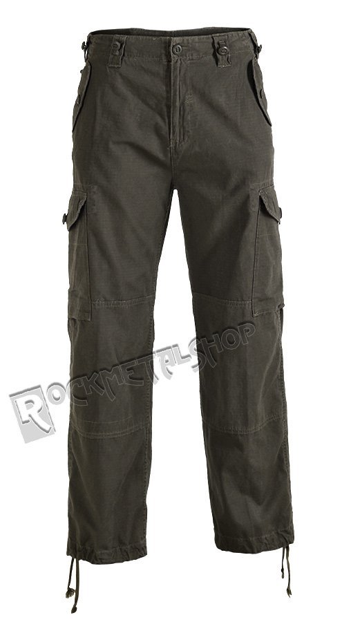 spodnie bojówki HUDSON RIPSTOP TROUSER olive-XL