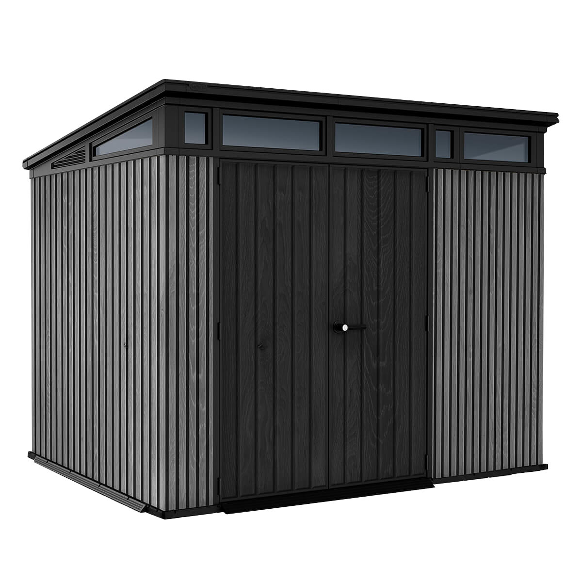 Keter domek narzędziowy penthouse 9x7 signature collection grey&brown : kolor - grey BK-014930