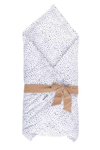 Pościel Bawełniana / Rożek Niemowlęcy Dots Camel