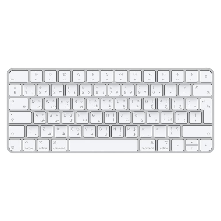 Apple Magic klawiatura Uniwersalne USB + Bluetooth QWERTY Arabski Biały MXCL3AB/A
