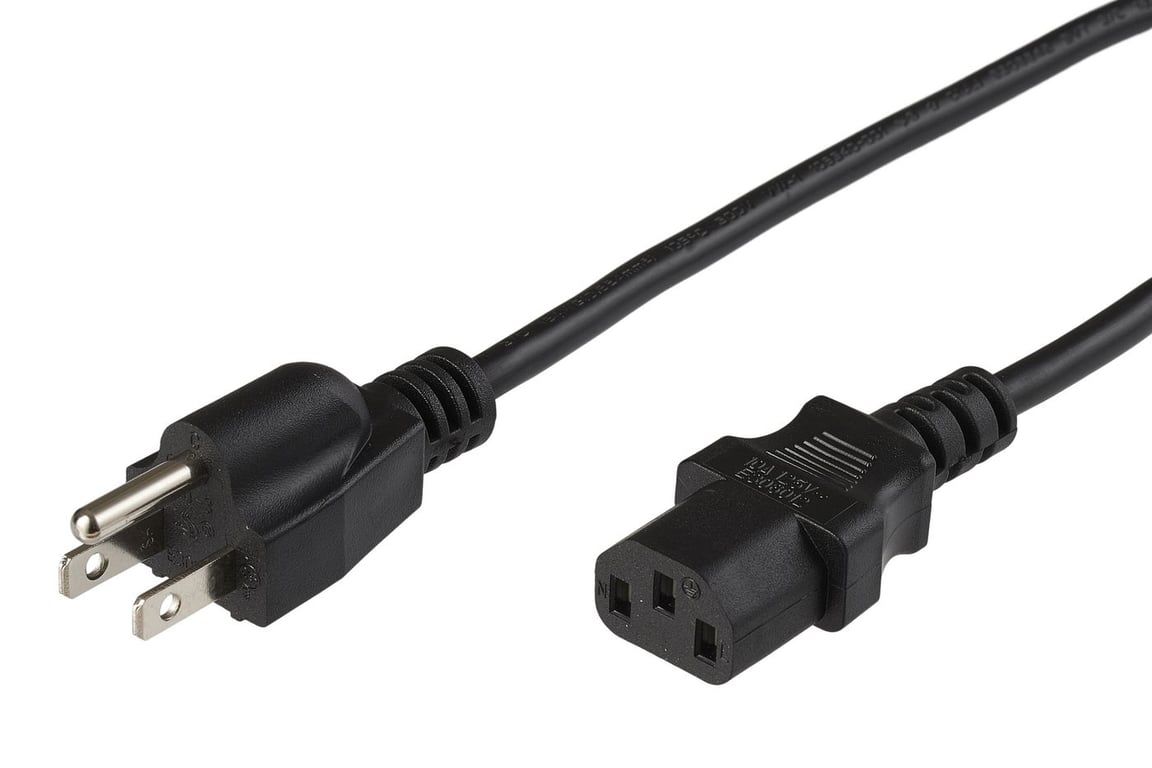 Microconnect PE110405 kabel zasilające Czarny 0,5 m C13 panel Wtyczka zasilająca typu B PE110405