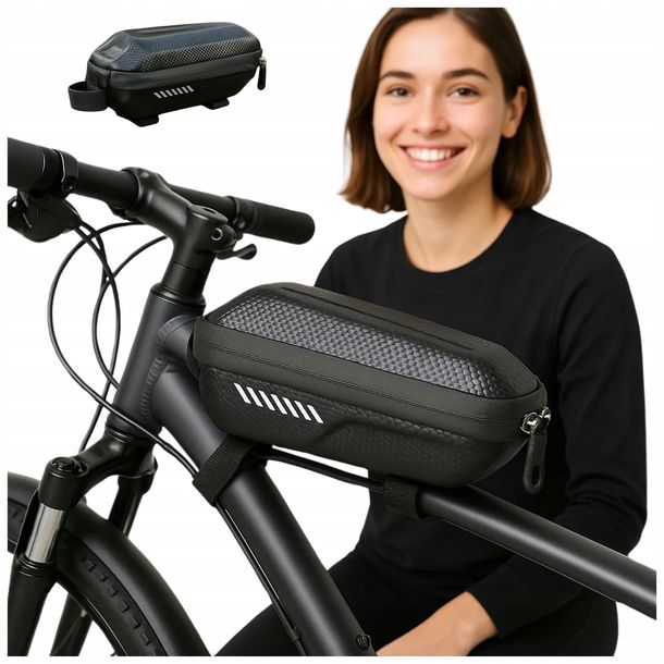 Torba Na Rower Ramę Sakwa Wodoodporna Etui Na Telefon Duża Pojemna Mocna