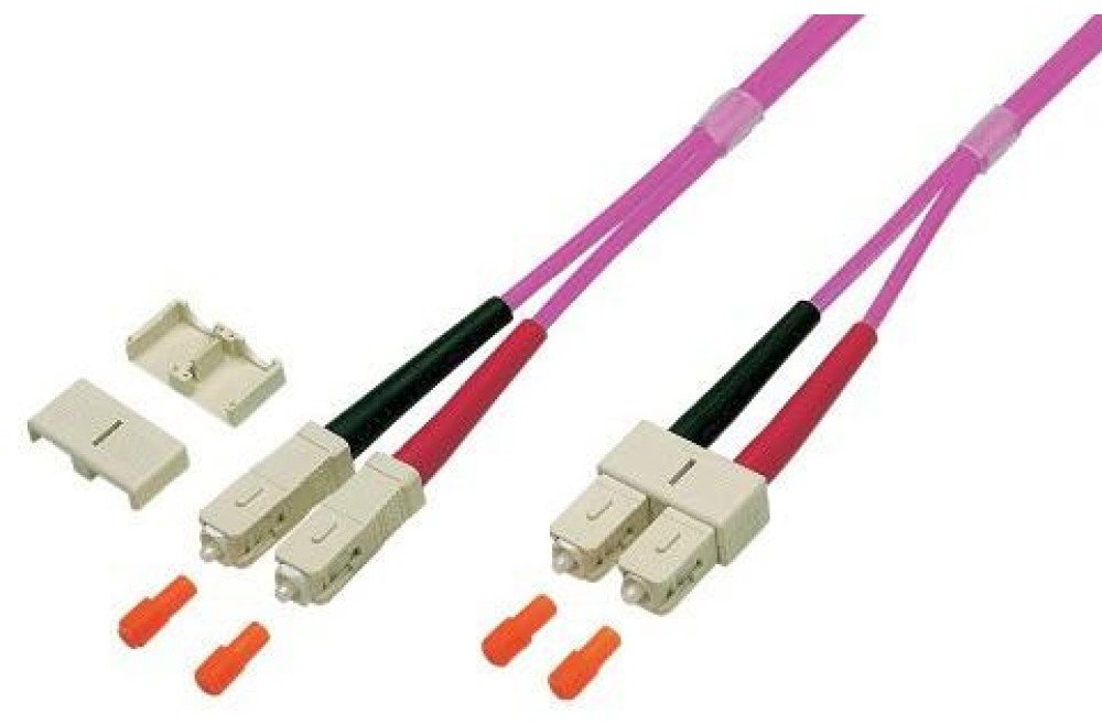 Patchcord światłowodowy OM4 50/125 MM SC-SC Duplex 2m TLY_027996