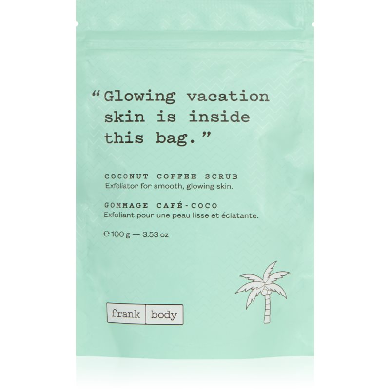FRANKBODY Peeling z kawą i orzechem kokosowym - Format podróżny