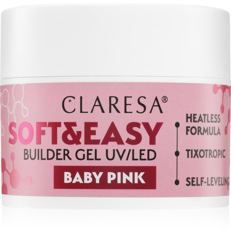 Claresa żel budujący Soft&Easy gel baby pink 45g