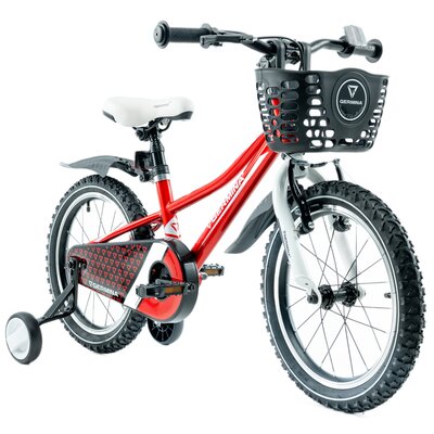Rower dziecięcy GERMINA BMX 16 cali dla chłopca Czerwony