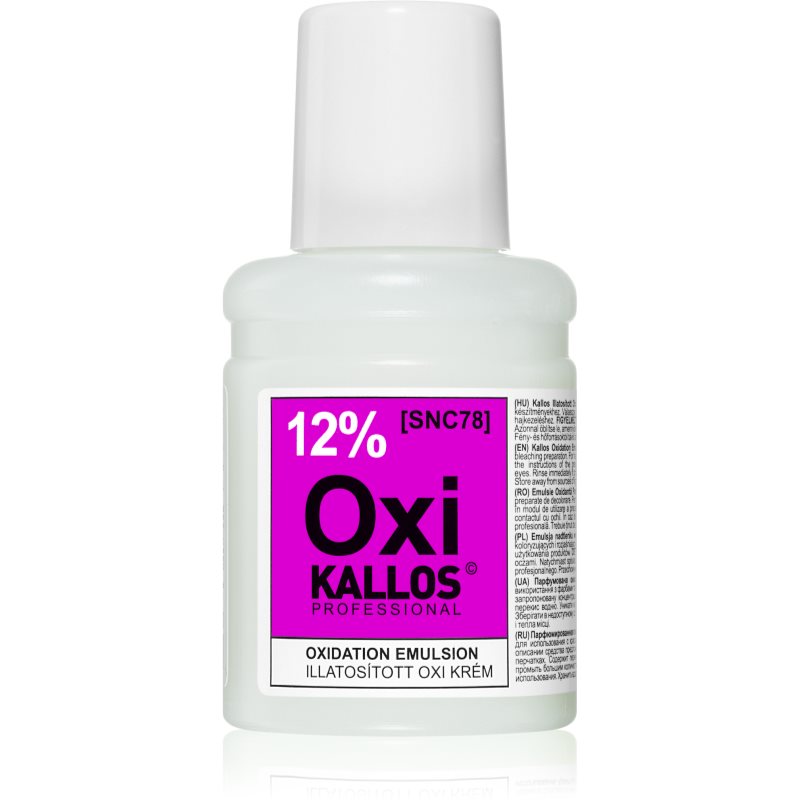 Kallos Kallos Classic Oxi utleniacz w kremie 12% do profesjonalnego użytku 60 ml