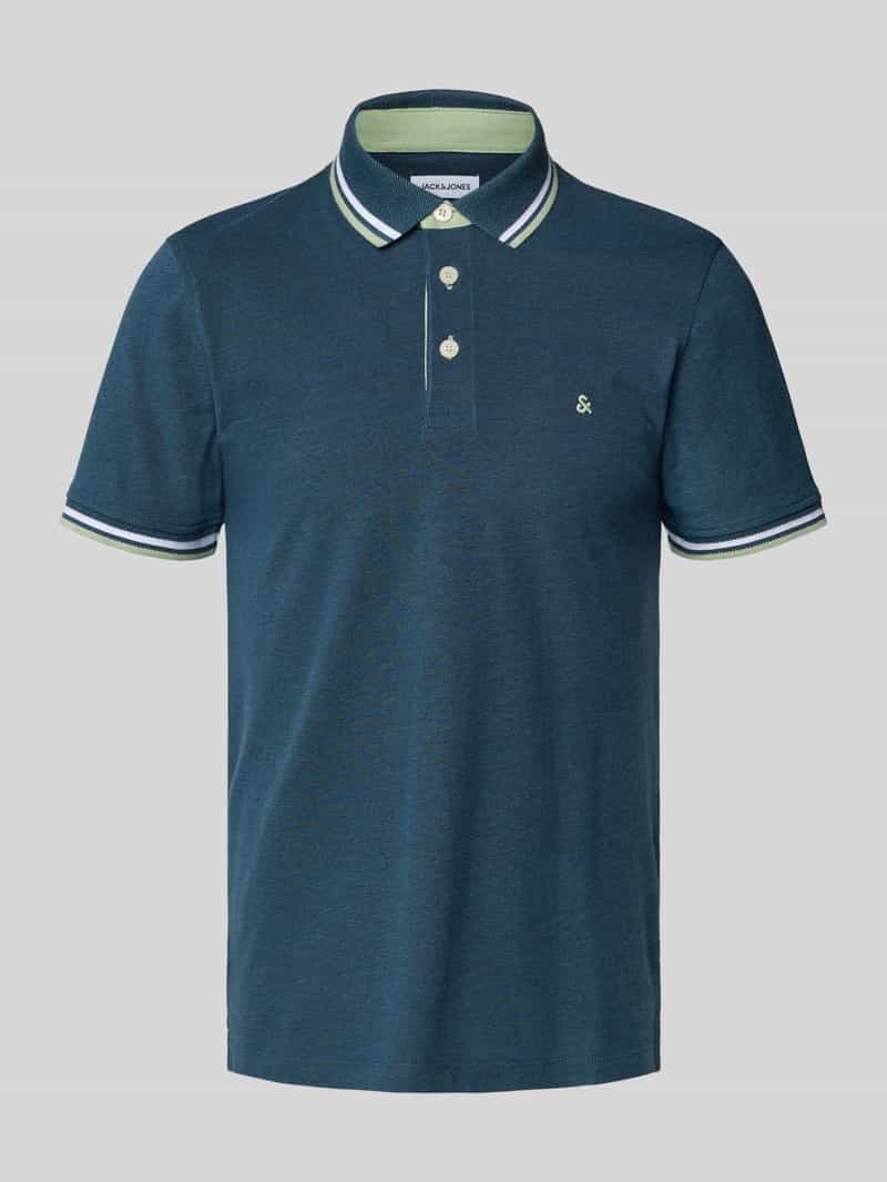 Koszulka polo o kroju slim fit z wyhaftowanym logo model ‘PAULOS’