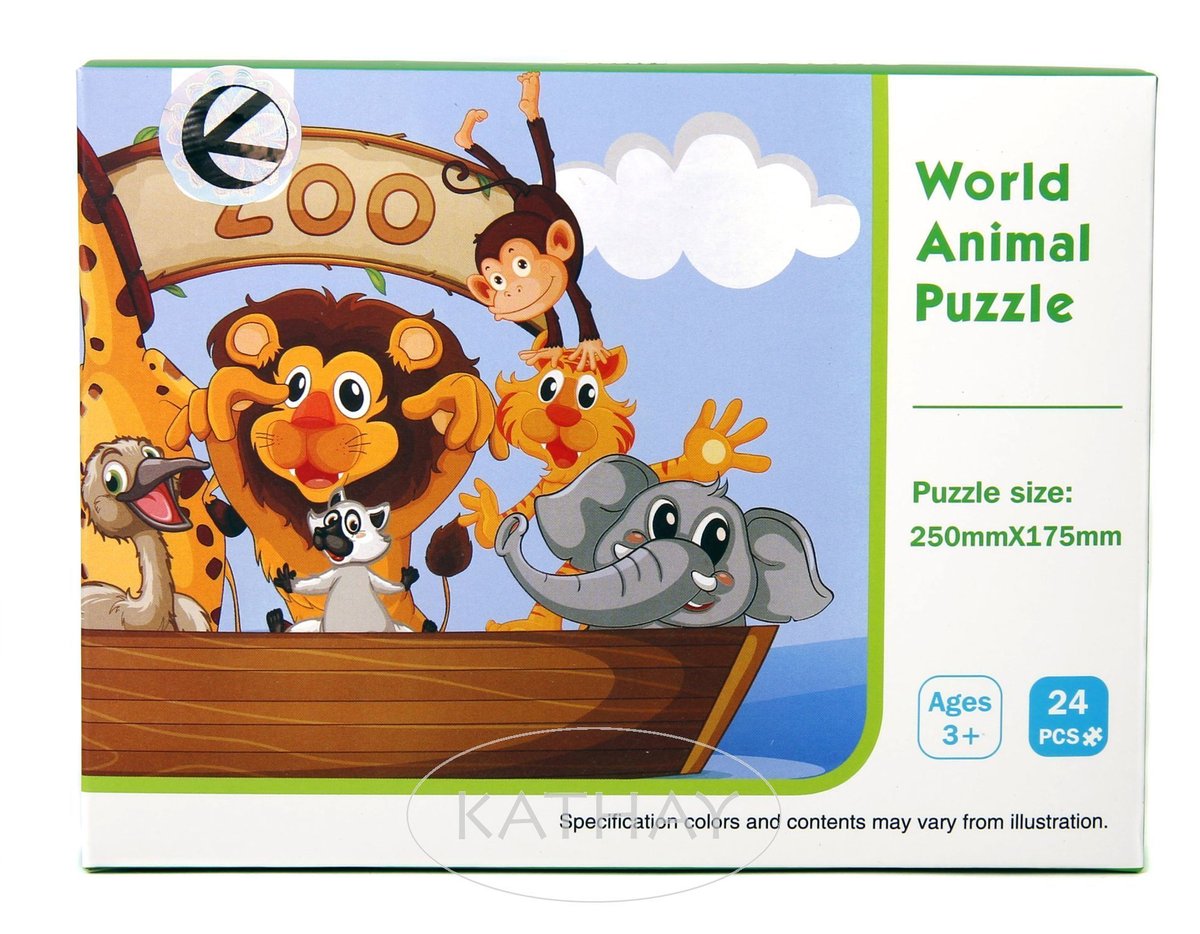 Układanka Dla Dzieci Puzzle Zoo