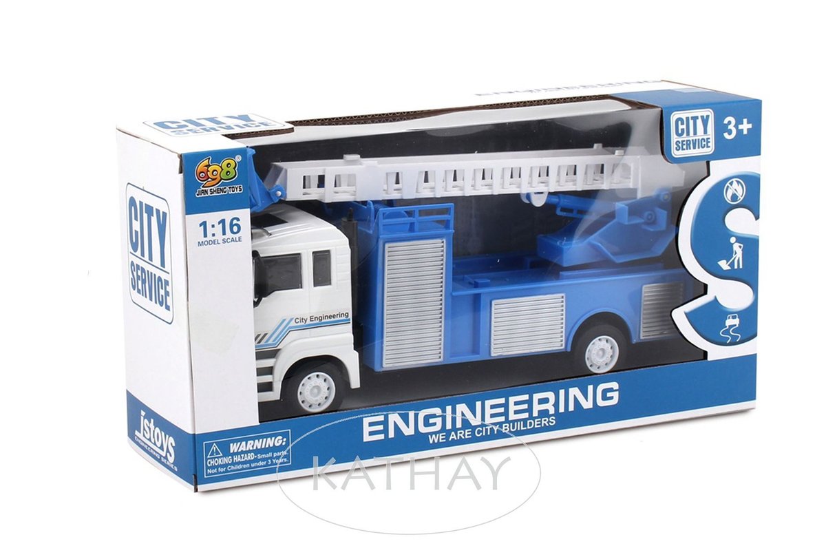 Dźwig Z Drabiną Z Napędem Dla Dzieci