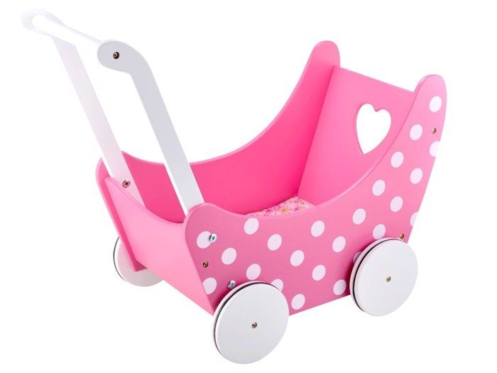 Wózek Dla Lalek Drewniany Pchaczyk