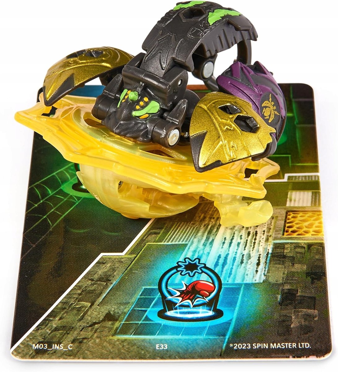 BAKUGAN FIGURKA Special Attack Spidra BAKUGANY CZARNA PREZENT DLA DZIECI
