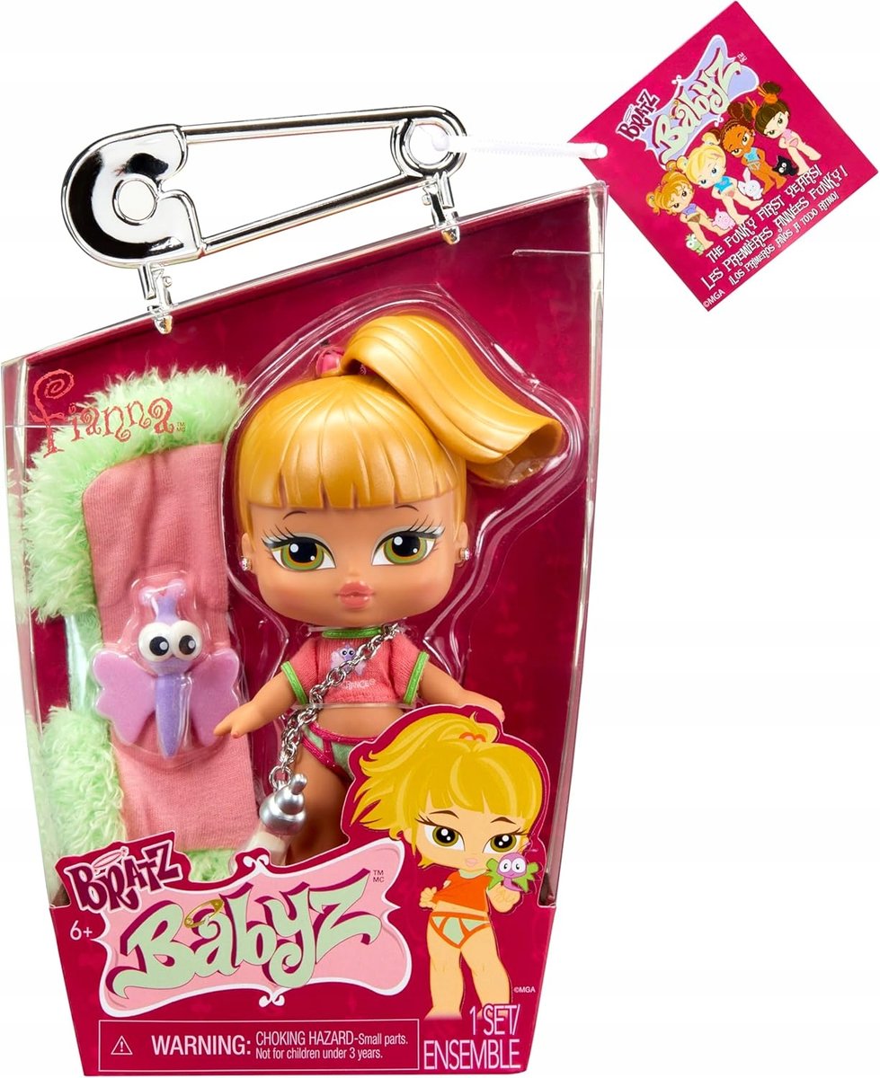 Bratz Babyz Fianna Laleczka Mini Lalka Modowa Akcesoria Dla Dzieci Prezent