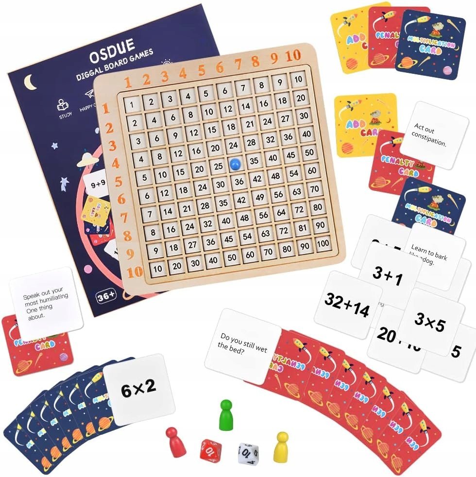 Tablica Mnożenia Tabliczka Do Liczenia Dla Dzieci Zabawka Edukacyjna