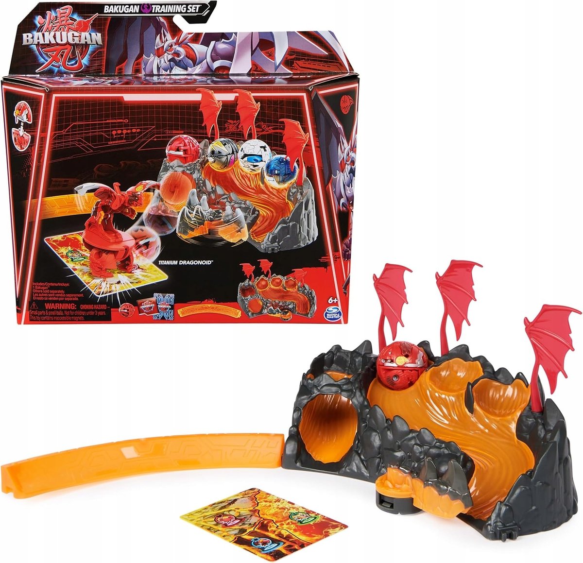 BAKUGAN ZESTAW TRENINGOWY Titanium Dragonoid FIGURKA PREZENT DLA DZIECI