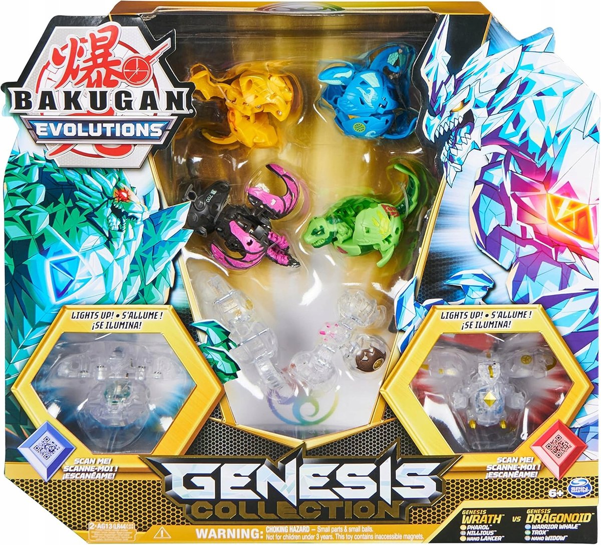 BAKUGAN ZESTAW FIGUREK BAKUGANY AKCESORIA KARTY PREZENT DLA DZIECI ŚWIĘTA