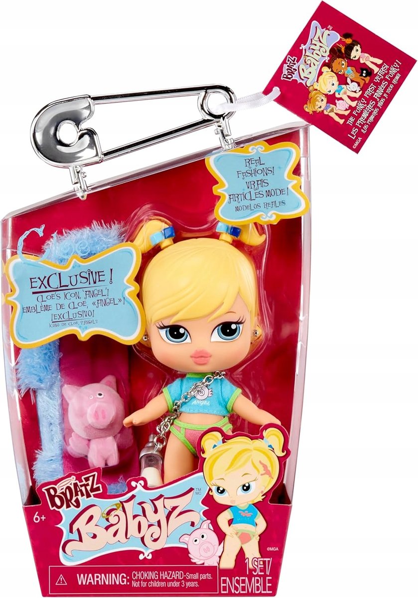 Bratz Babyz Cloe Laleczka Mini Lalka Modowa Akcesoria Dla Dzieci Prezent