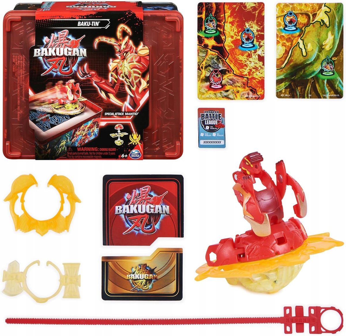 BAKUGAN ZESTAW TRENINGOWY Baku-Tin z atakiem Mantid PREZENT DLA DZIECI