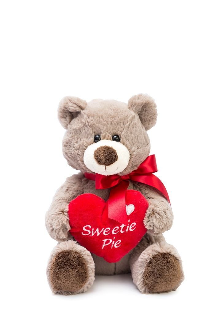 Pluszowy Miś Z Serduszkiem 26 Cm