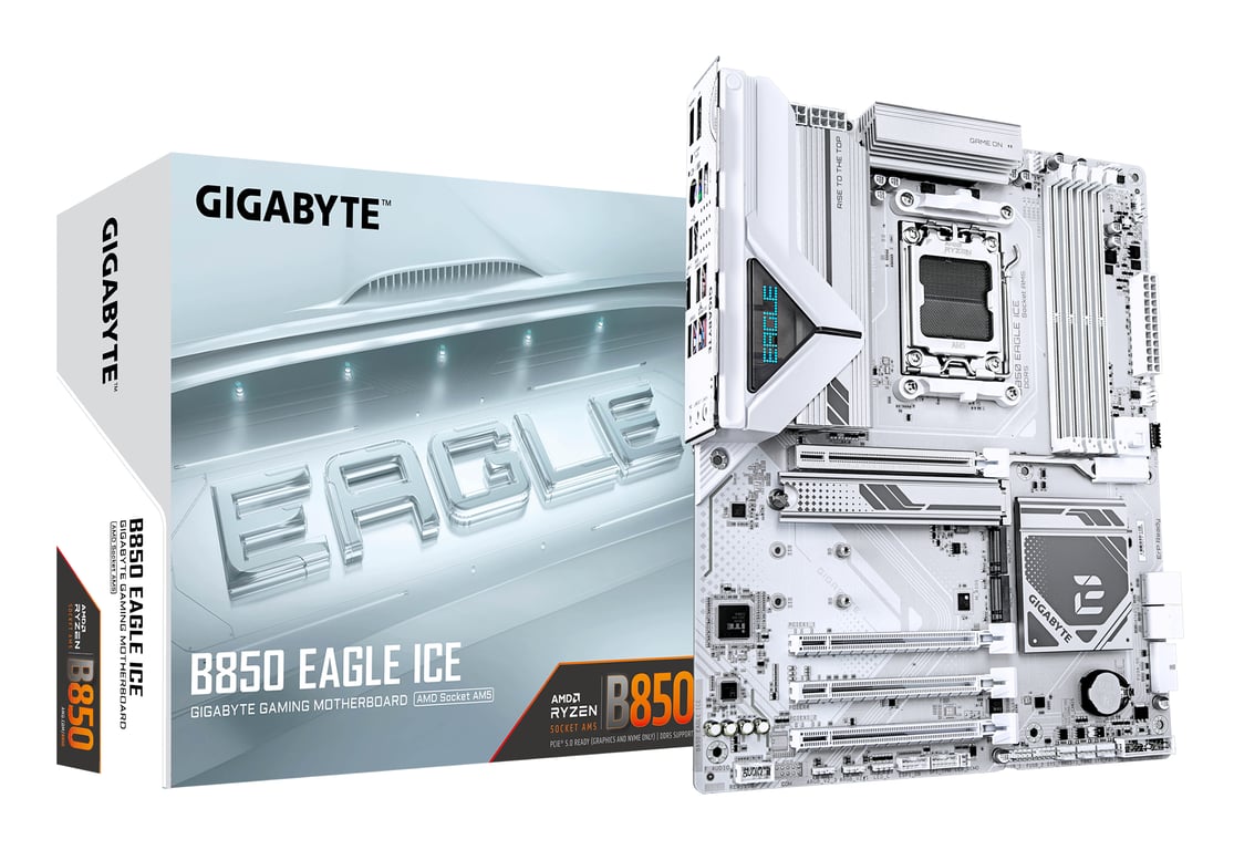 GIGABYTE B850 EAGLE ICE płyta główna AMD B850 Gniazdo AM5 ATX B850 EAGLE ICE